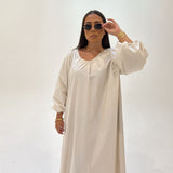 Robe Fairouz beige