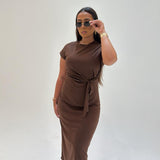 Robe Dina (marron)