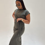 Robe Dina (kaki)