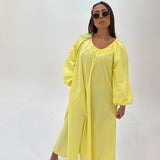 Robe Fairouz jaune