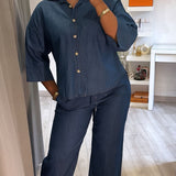 Ensemble jeans fluide Sia (brut)