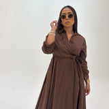 Robe Jasmine (marron)