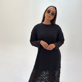 Robe dentelle Talya (noir)