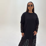 Robe dentelle Talya (noir)