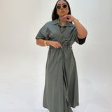 Robe Elya (kaki)
