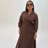 Robe Jasmine (marron)