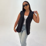 Blazer sans manche (noir)