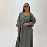 Robe fairouz kaki